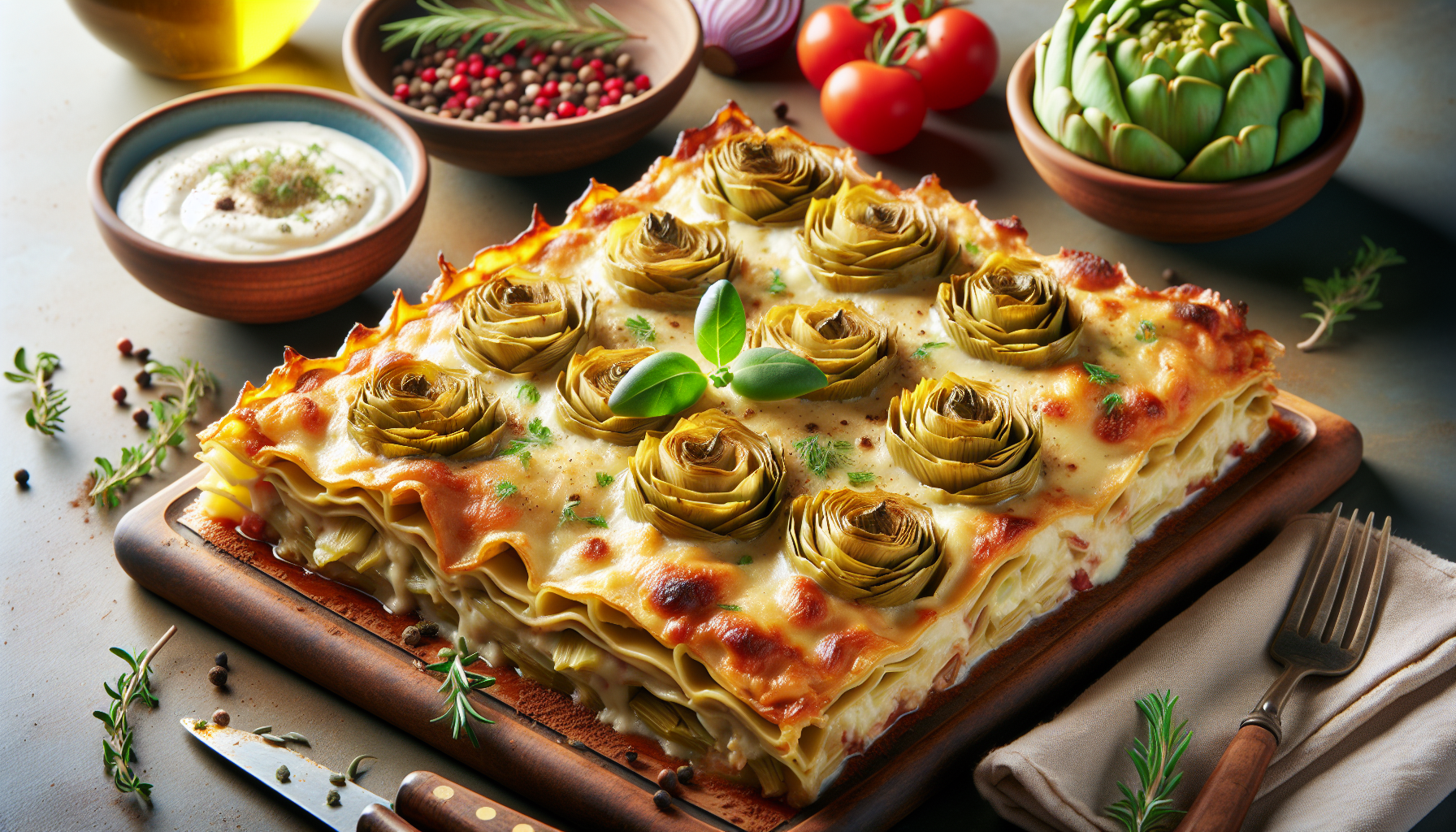 lasagna ai carciofi